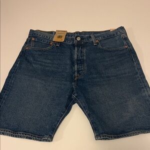 Levi's Dark Blue Jean Shorts